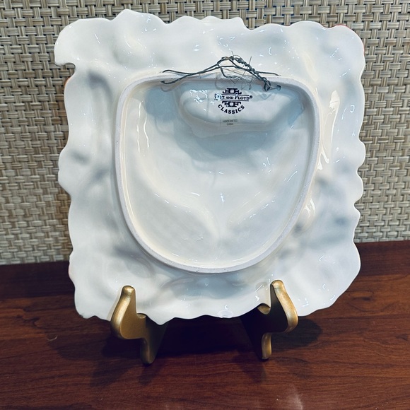 🌟HP🌟VTG 1990s Fitz & Floyd Rooster & Hen 8'' Hanging Farmhouse Wall Plates (2) - Picture 12 of 14